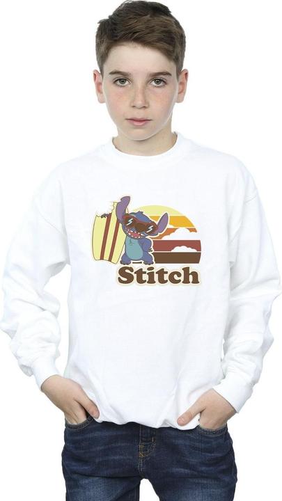 Actual product image Disney Boys Lilo And Stitch Bitten Surfboard Sweatshirt (128)