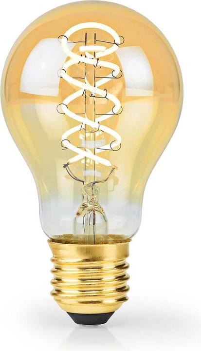 Image du produit Nedis LDBTFE27A60 Lampe LED à filament E27 A60 3.8 W 250 lm 2100 K extra blanc chaud Nombre de lampes en (E27, 250 lm, 1x)
