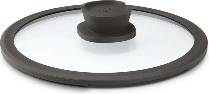 Produktbild BergHoff Pfannendeckel Leo Stone+ 20 cm, Schwarz, Materialtyp: Glas (20 cm, Glas, Kunststoff)