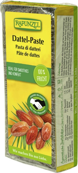 Produktbild Rapunzel Dattel-Paste für Smoothies und Konfekt Bio (1 x 250 g)