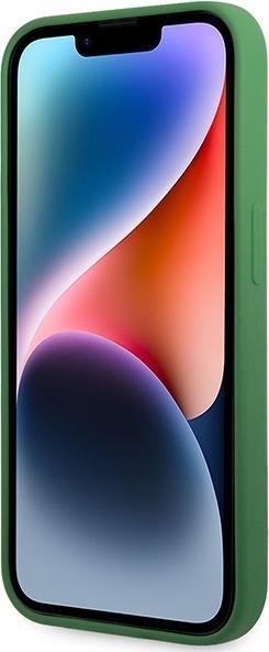 Actual product image Lacoste Hardcase Liquid Silicone Allover Pattern for Apple iPhone 14 Pro - green (Apple iPhone 14 Pro)
