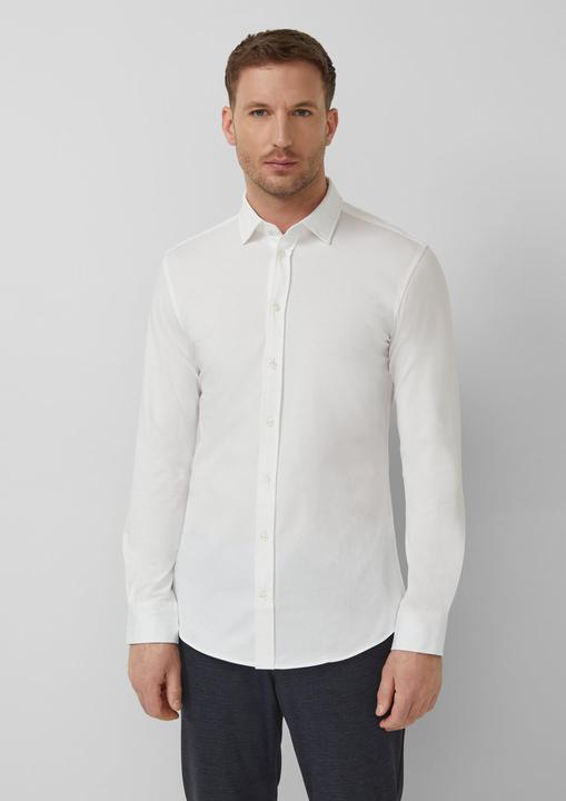 Immagine prodotto s.Oliver Hemd Tailored Fit: Elegantes Langarmhemd aus Edeljersey (44)