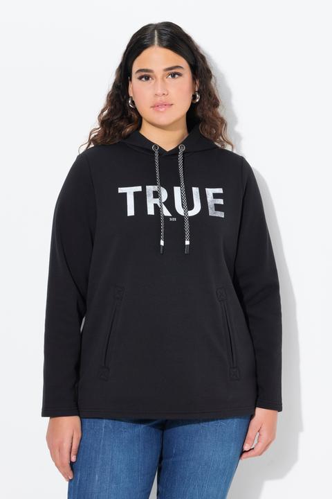 Produktbild Ulla Popken Hoodie, True, Kapuze, Kordel, Taschen, Langarm (58)