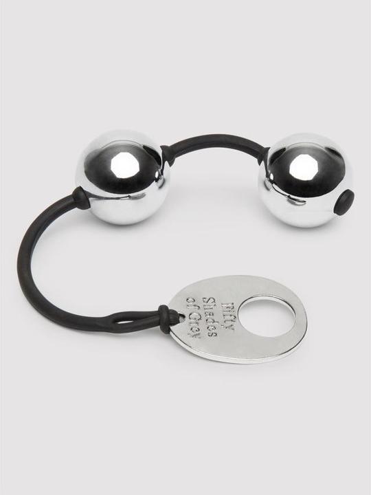 Actual product image Fifty Shades of Grey Inner Goddess Silver Pleasure Balls