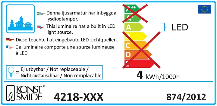 Etichetta energetica Konstsmide Libro LEDScenery Bambini
