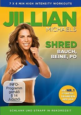 Jillian Michaels Shred Bauch,Beine,Po (DVD, 2010, Deutsch, Englisch)