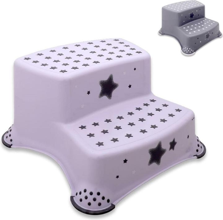 Lorelli zweistufiger Tritthocker Sterne