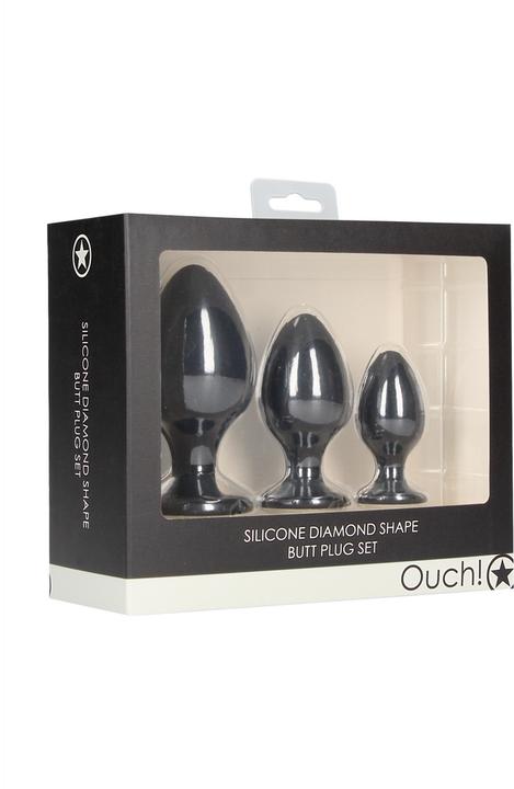 Produktbild Ouch! Diamond Shape Butt Plug Set