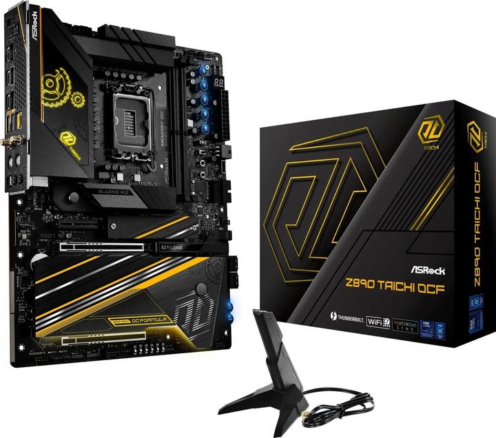 Produktbild AsRock Z890 Taichi OCF Intel DDR5 S1851 (LGA 1851, Intel Z890, ATX)