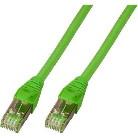 EFB Elektronik Hersteller: RJ45 Patchkabel SF/UTP, Cat.5e, PUR, 5m, RAL6018 grün Das doppelt geschirmte Cat.5e RJ4 (S/UT...