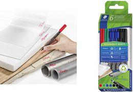 Actual product image Staedtler Lumocolor permanent marker 318F, 6-pack cardboard box (6x)