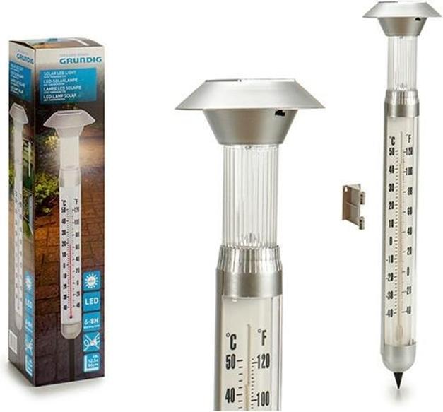 Produktbild Grundig LED Solar Leuchte Aussenthermometer Erdspiess