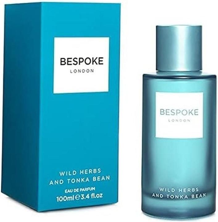 Actual product image Bespoke London Wild Herbs and Tonka Bean Eau de Parfum Spray for Men 100ml (Eau de parfum, 100 ml)
