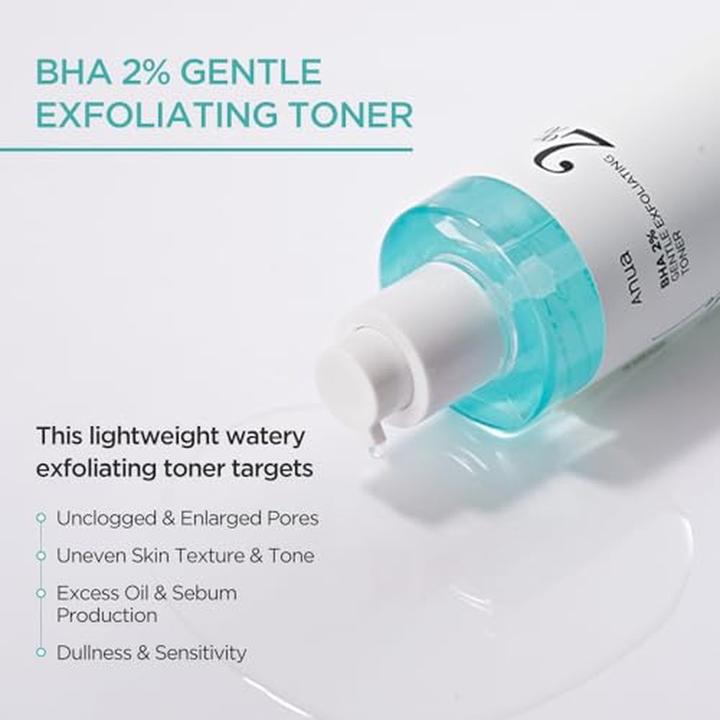 Actual product image Anua BHA 2% Gentle Exfoliating (Face toner, 150 ml)