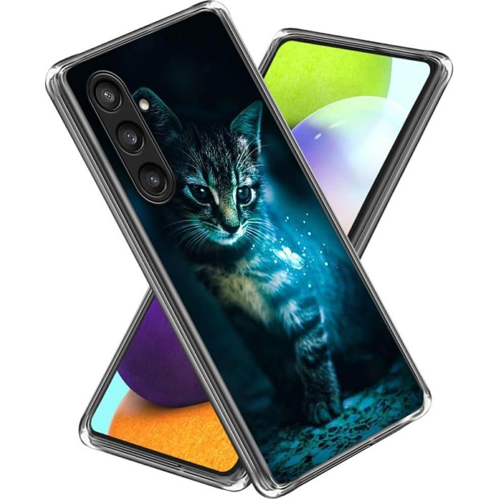 Cover-Discount Galaxy S24 FE - Cover Handyhülle mit stilvollem Motiv (Samsung Galaxy S24 FE), Smartphone Hülle, Mehrfarb...