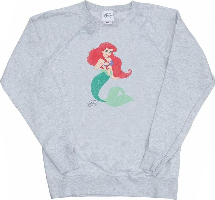 Actual product image Disney Princess Womens/Ladies Classic Ariel Sweatshirt (S)