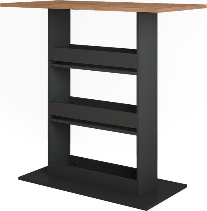 Actual product image Vicco Bar table Repose, Gold power oak/anthracite, 110 x 55 cm