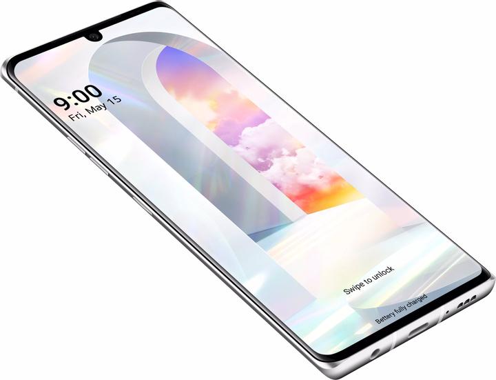 Immagine prodotto LG Velvet (128 GB, Aurora Bianca, 6.80", SIM singola, 48 Mpx, 5G)
