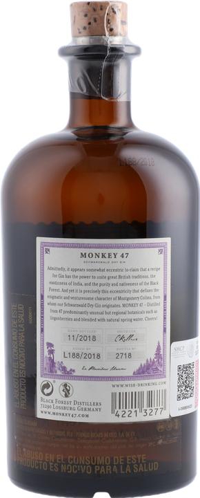 Immagine prodotto Monkey 47 Gin secco della foresta nera (1 x 50 cl)