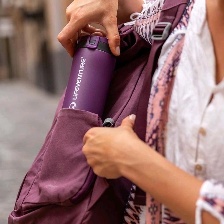 Image du produit Lifeventure Flip-Top Thermal Mug, pourpre (0.30 l)