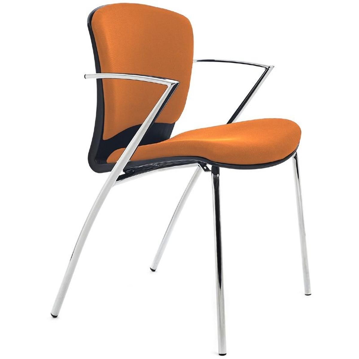 Rocada, Bürostuhl, Besucherstuhl orange VE=2 Stück