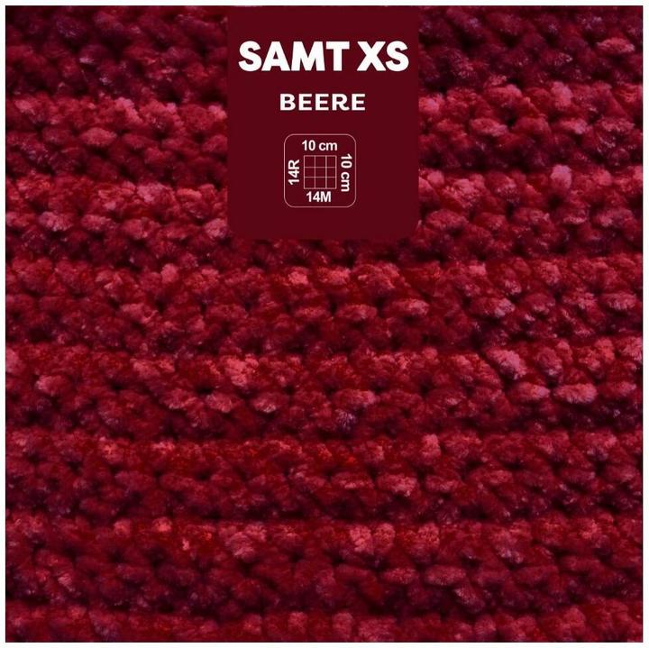 Produktbild Myboshi Wolle Chenille Samt, Beere (90 m)