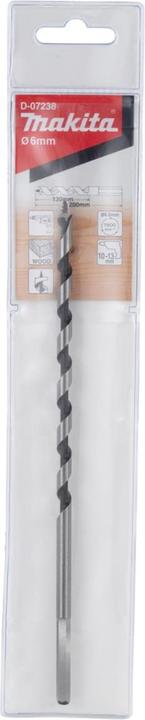 Actual product image Makita Serpentine drill 6x200mm (6 millimetres)