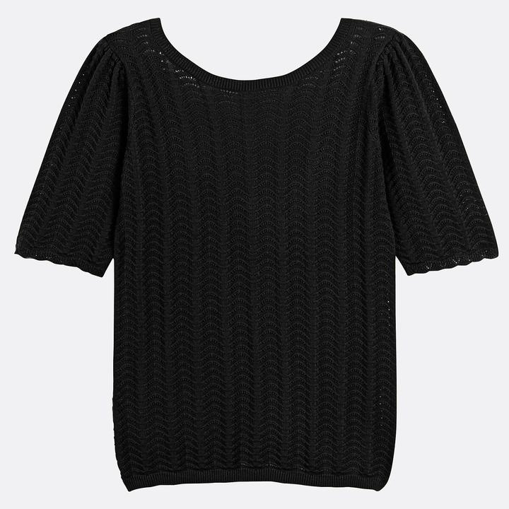 Produktbild La Redoute Collections Feinstrickpullunder mit rundem Ausschnitt (XS)