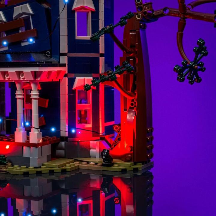 Actual product image Light my bricks LMB 2.0 LEGO® 11370# Stranger Things - The Creel House Light Kit