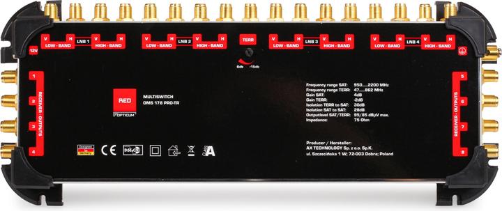 Actual product image Opticum Multiswitch OMS 17/8 PRO-TR (Multi switch)