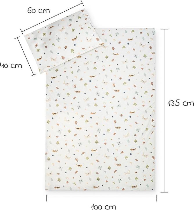 Actual product image Julius Zöllner Bettwäsche-Set Jersey 100 x 135 / 40 x 60 (100 x 135 cm, 40 x 60 cm)