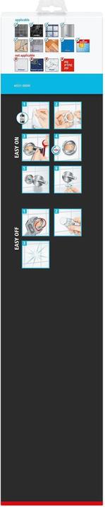 Actual product image tesa SMOOZ Towel rail two-arm incl. adhesive solution without drilling