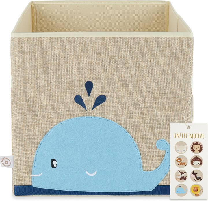Actual product image Bieco Storage Box Whale 32cm