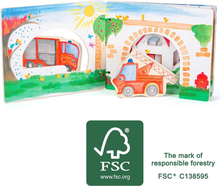 Actual product image small foot Picture book police (German)