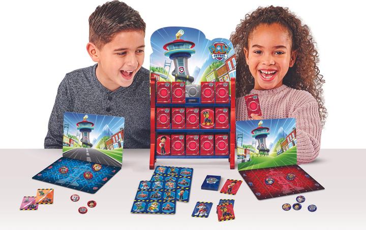 Immagine prodotto Spin Master PAW Patrol, Quartier generale dei giochi per bambini con dama, tris, memory, bingo, famiglie e gioch (Tedesco)