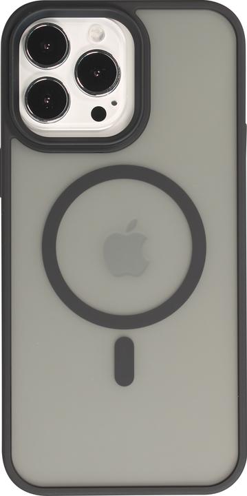 Image du produit PhoneLook Coque Jelly cover glass semi-transparente MagSafe Black (Apple iPhone 13 Pro Max)