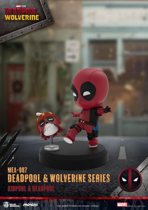 Image du produit Beast Kingdom Deadpool 3 Deadpool & Wolverine Series Mini Egg Attack Figurines Set 8 cm