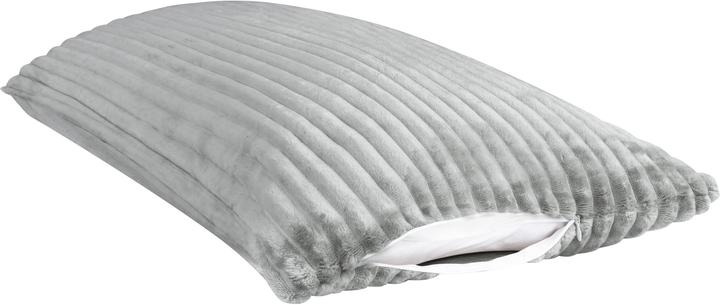 Actual product image Aspero 2 Kissenbezüge aus Streifen-Flanell 40x80 cm Mendoza (40 x 80 cm)