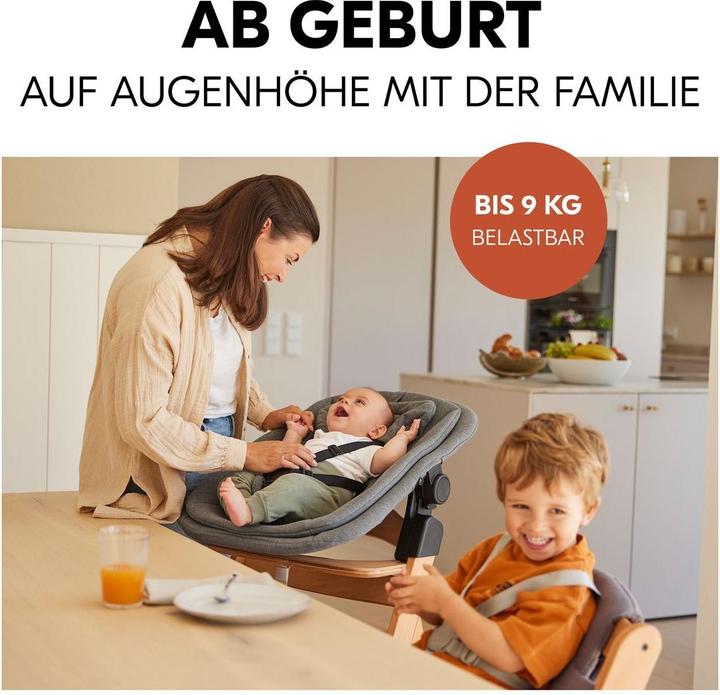 Actual product image Hauck Hochstühle Beta Plus Natural 5-tlg. Newbornset - Hochstuhl (Stair high chair)