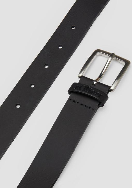 Produktbild S.Oliver Taillengürtel Ledergürtel mit Logo-Detail (80)