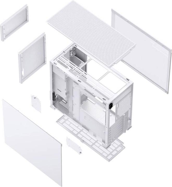 Produktbild Jonsbo D41 MESH White (ATX, DTX, mATX, Mini-ITX)