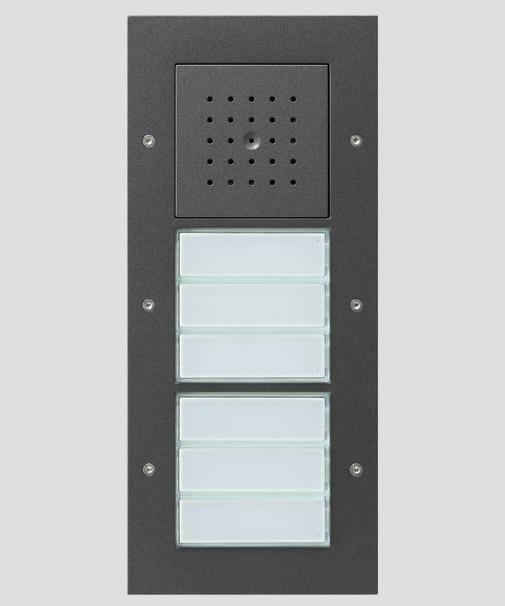 Actual product image Gira 126867 Door station AP 6f anthracite Door communication (Cable)