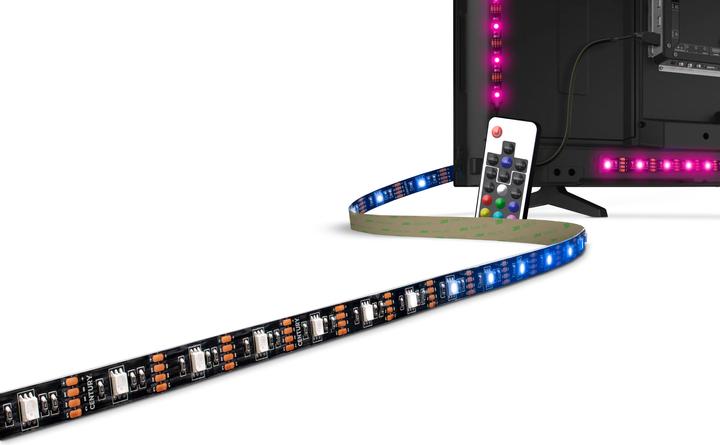 Actual product image Century Strip LED 3 metres incl. remote control up to 75 inches (Blue, Green, Red, 300 cm, Indoor)