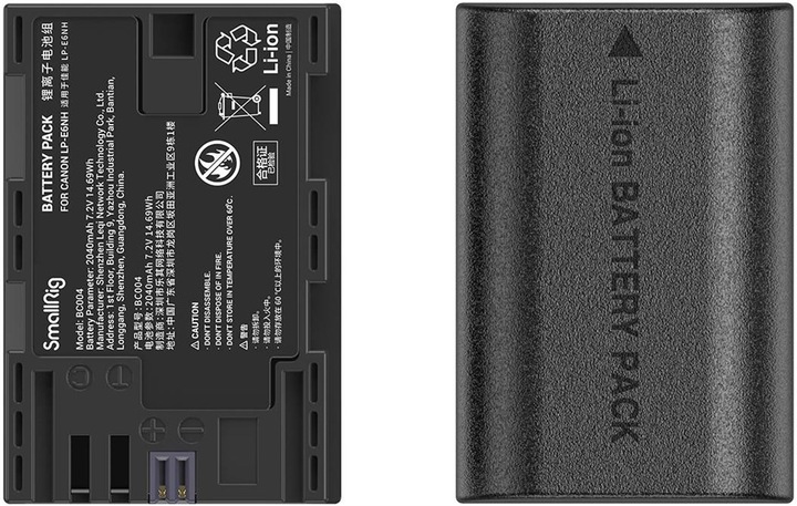 Image du produit SmallRig LP-E6NH Kit batterie et chargeur pour appareil photo 3821 (Batterie)
