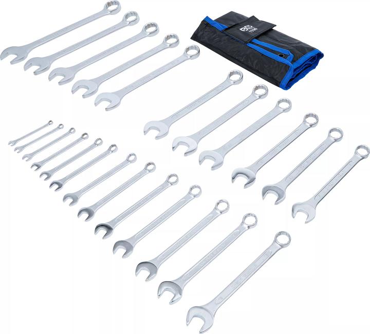 Actual product image BGS Combination Spanner Set 6 - 32 mm 25 pcs. (32 mm, 19 mm, 6 mm, 12 mm, 24 mm, 14 mm, 22 mm, 16 mm, 23 mm, 10 mm, 21 mm, 18 mm, 27 mm, 7 mm, 31 mm, 17 mm, 11 mm, 15 mm, 26 mm, 30 mm, 8 mm, 28 mm, 9 mm, 29 mm, 13 mm, 20 mm, 25 mm)