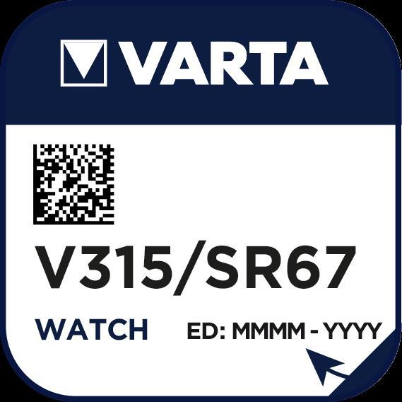 Actual product image Varta Button cell V 3151,55V 20MAH00315101111 (1 pcs., SR67, 20 mAh)