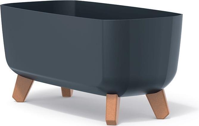 Actual product image Prosperplast GRACIA CASE Flowerpot - Anthracite (61 cm)