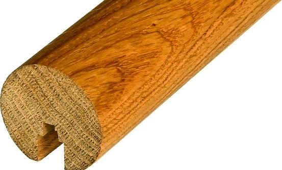 OK-Line Rundhandlauf Eiche LED 2450mm, roh (Wood)