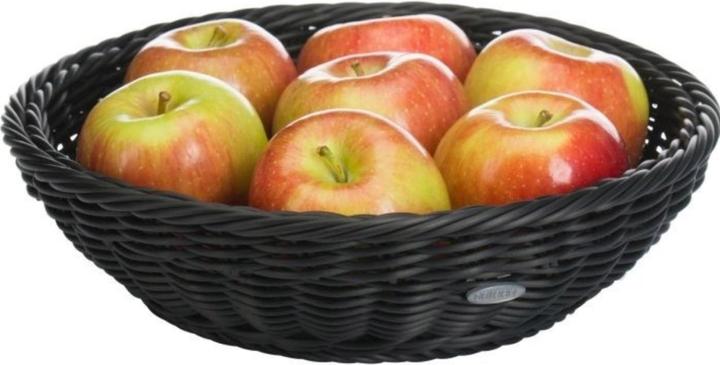 Produktbild Saleen Korb-Schale, rund, 29 cm, schwarz (29 x 8 cm)