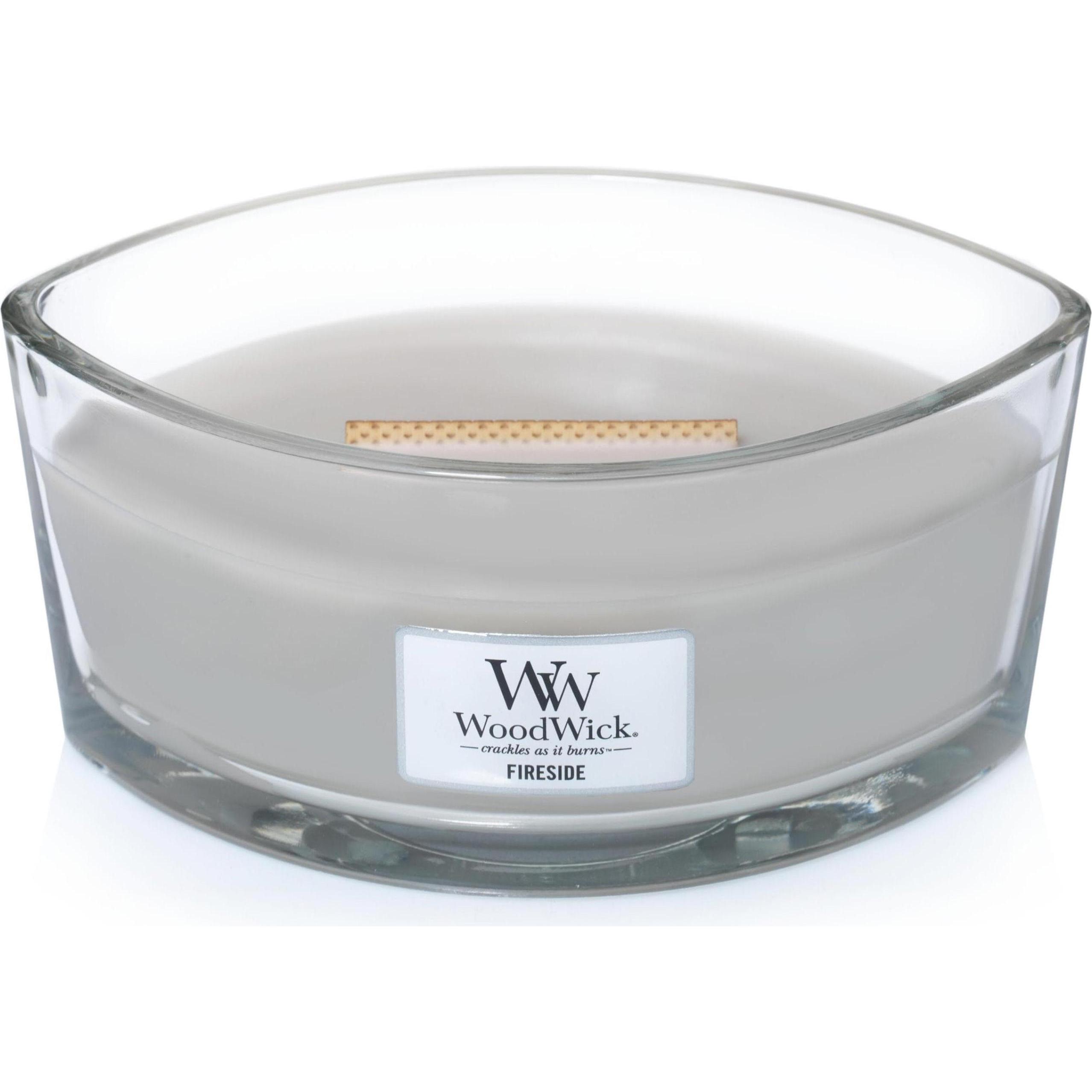 WoodWick, Candela profumata, Fireside (453.60 g)
